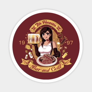 7th heaven bar and grill Magnet